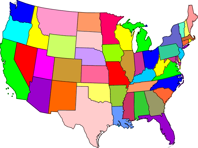 ABD Haritası Boş