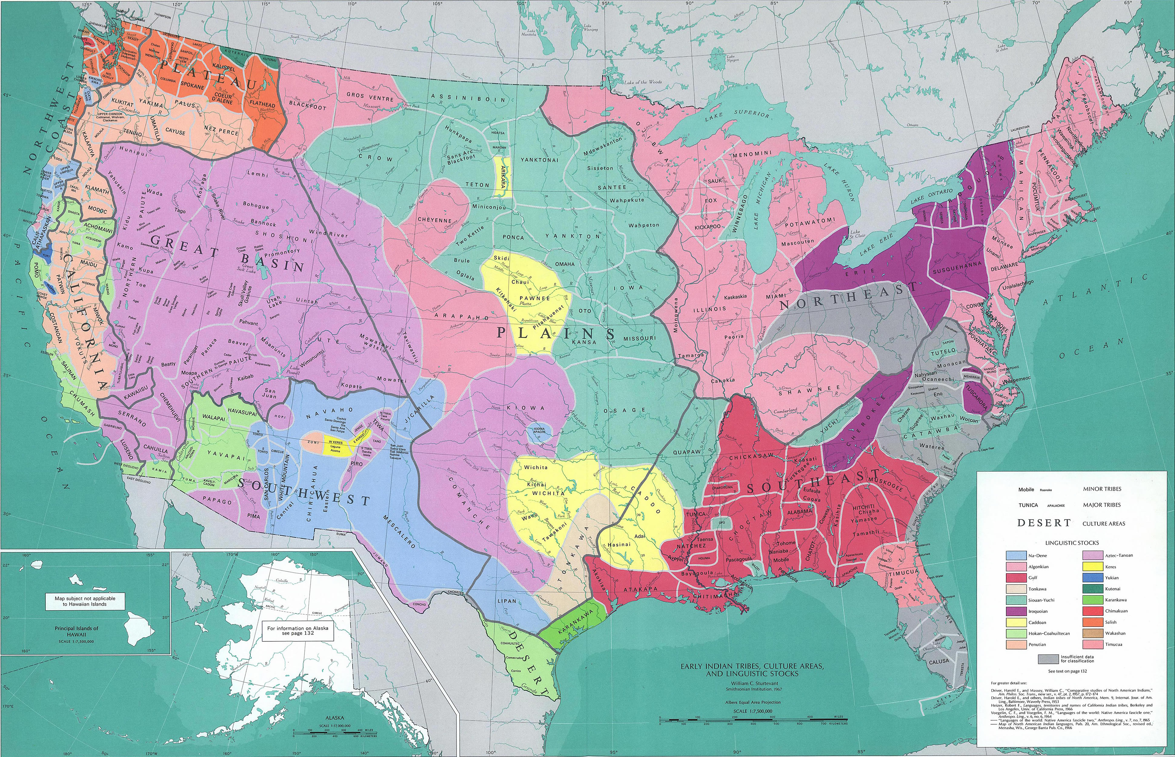 Amerika Birleşik Devletleri Yerliler Haritası Büyük