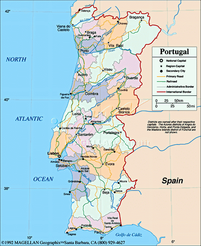 Карта португалии с городами. Границы Португалии на карте. Португалия политическая карта. Географическая карта Португалии. Территория Португалии на карте.