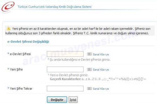 e-Devlet şifresi nasıl alınır, e Devlet şifremi unuttum, şifre değiştirme, şifreli giriş